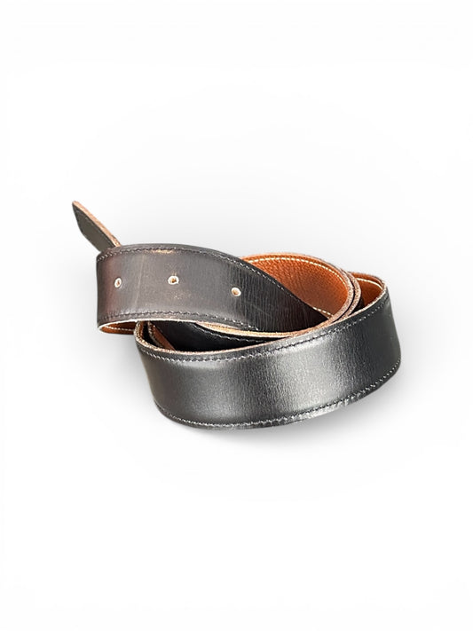 Ceinture réversible Hermès – Lanière en cuir (sans boucle)