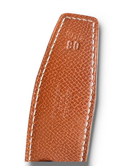 Ceinture réversible Hermès – Lanière en cuir (sans boucle)