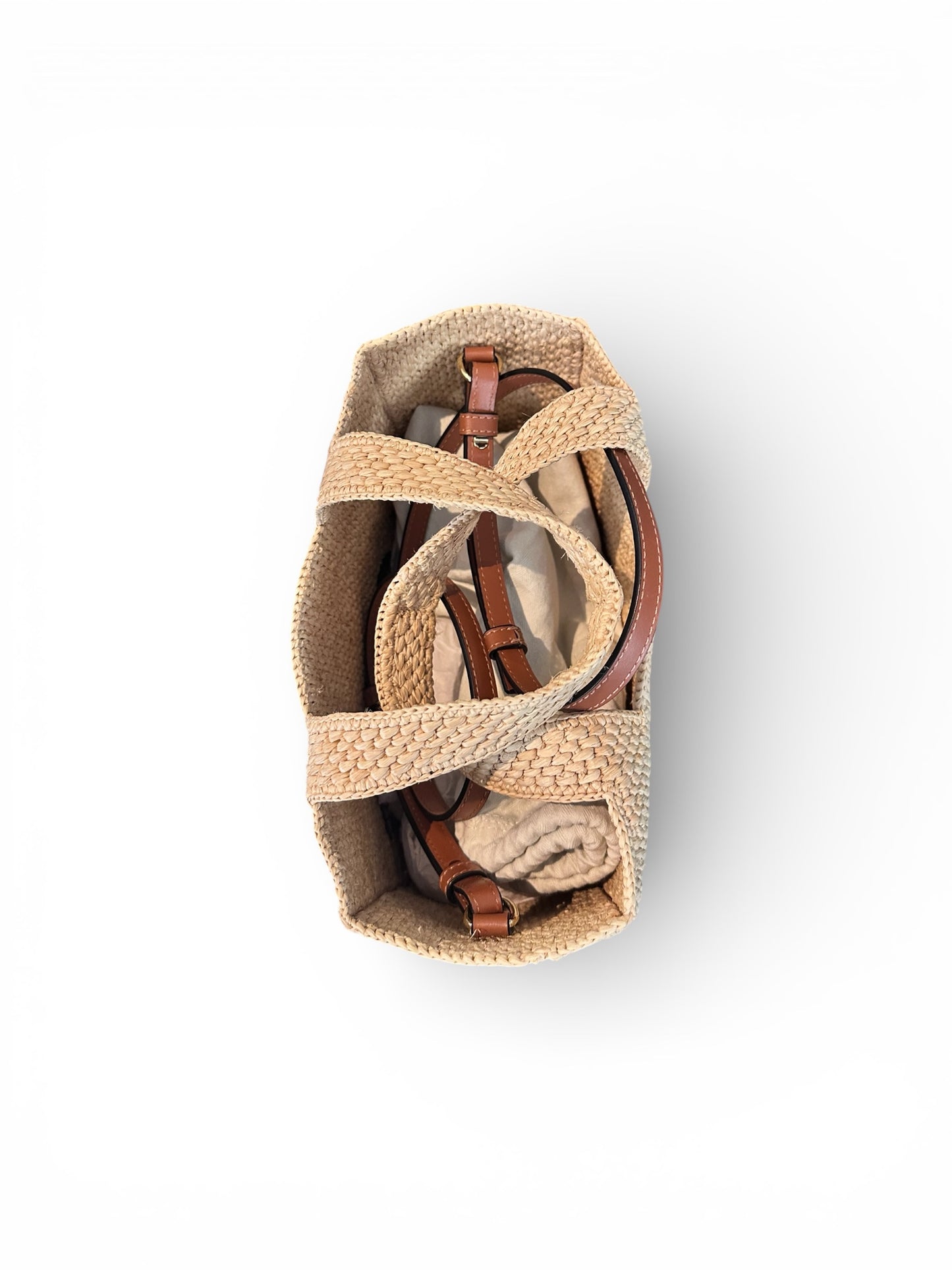 Loewe – Loewe Font Mini Raffia Tote