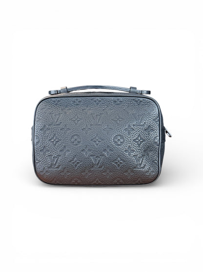 Louis Vuitton S Lock Messenger Bag – Black Taurillon Monogram Leather