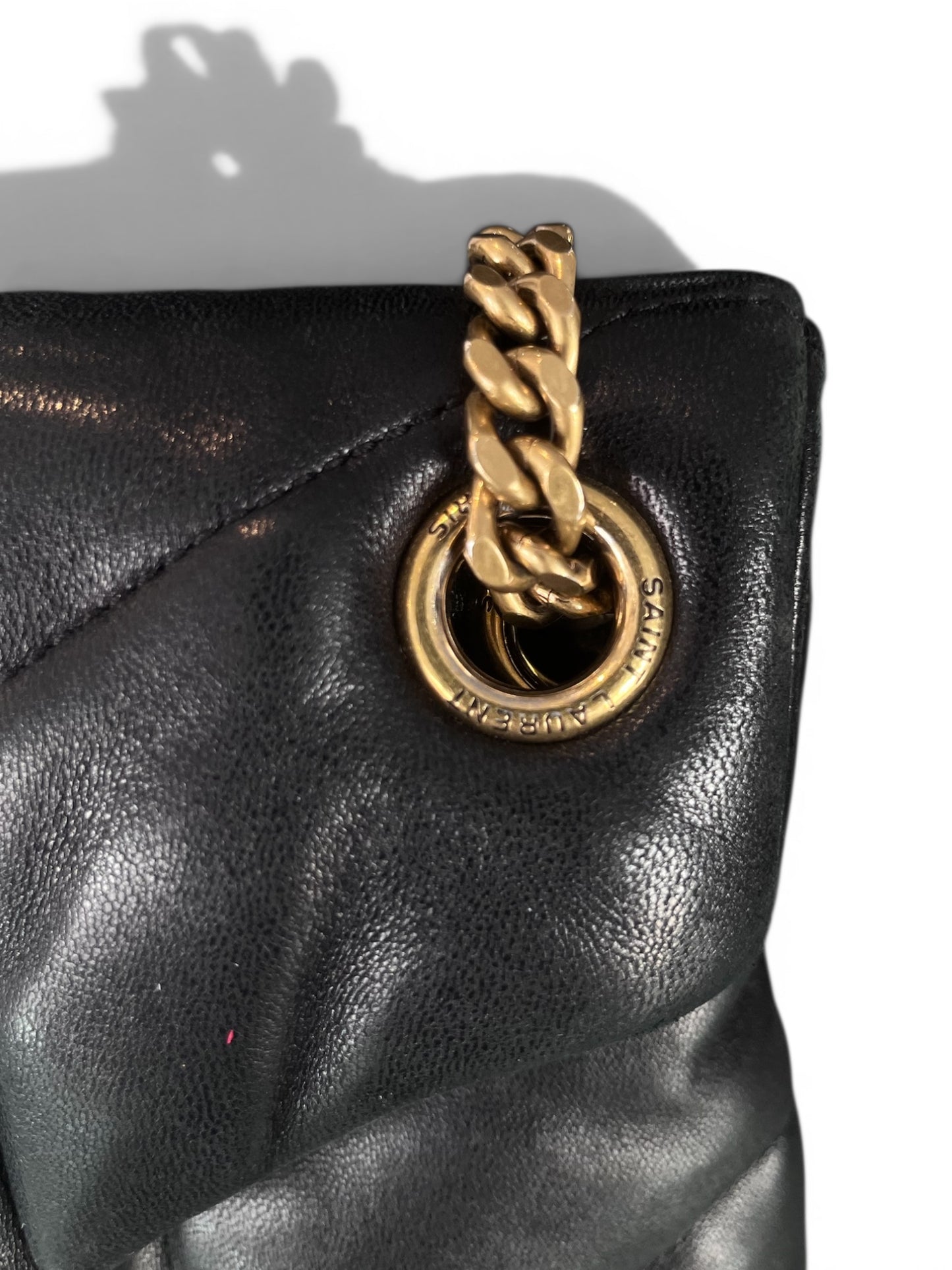 Saint Laurent Loulou Puffer Bag – Black Quilted Leather